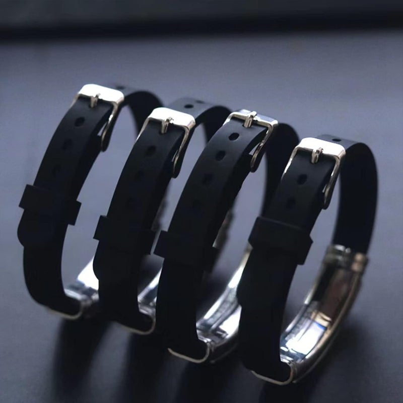 TGLS Red Medical Alert ID Bracelet for Women Men's Emergency First Aid Health Alert Laser Engraved Satinless Steel Adjustable Silicone Wristband Bracelets - Image 3